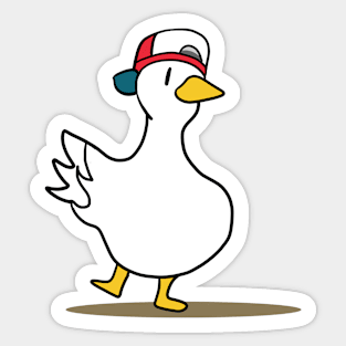 Reddit Dancing Duck Meme Sticker